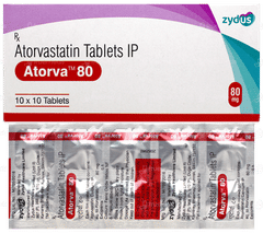 Atorva 80 Tablet 10 Atorva 80 Tablet 10